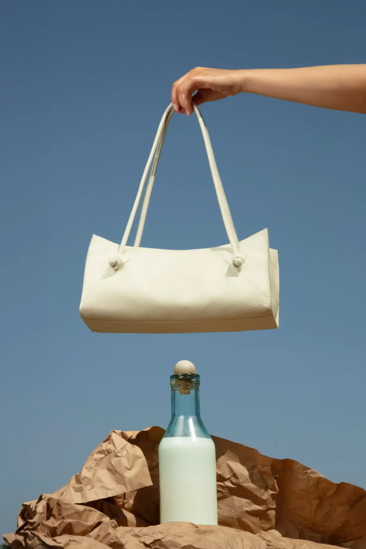 TER EAST-WEST BAG IVORY - Image 7