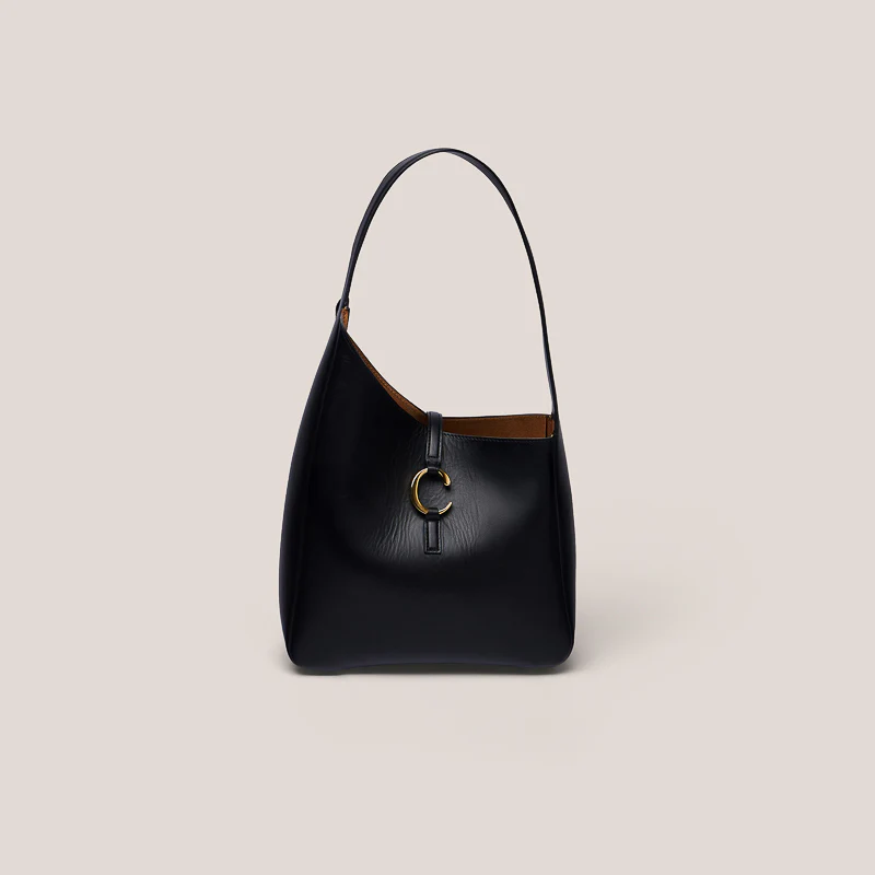 BLOSSOM HOBO BAG NAPPA BLACK