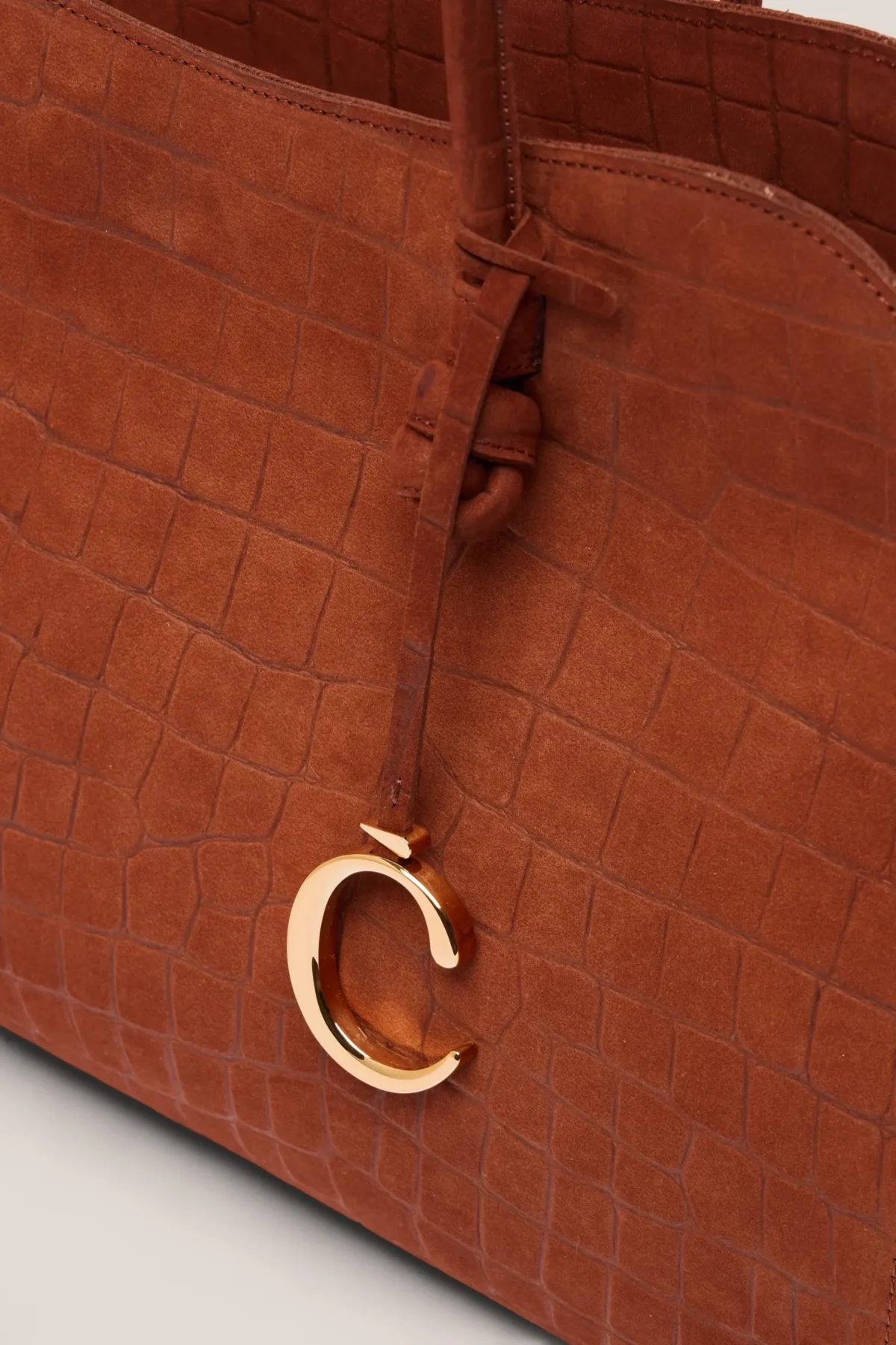 MARNIE SATCHEL BAG NUBUCK CAFE - Image 3