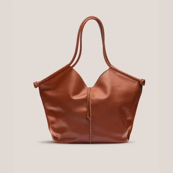 CLAY TOTE BAG SYRUP BROWN