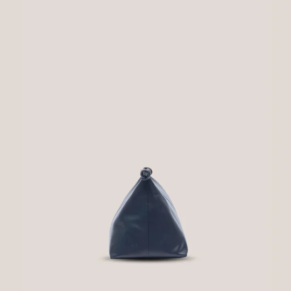 KIARA LEATHER CLUTCH NAVY BLUE - Image 5