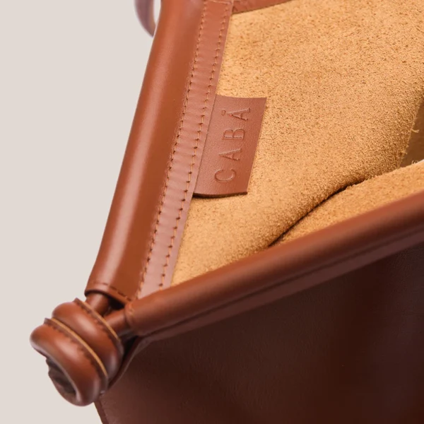 CLAY TOTE BAG SYRUP BROWN - Image 2